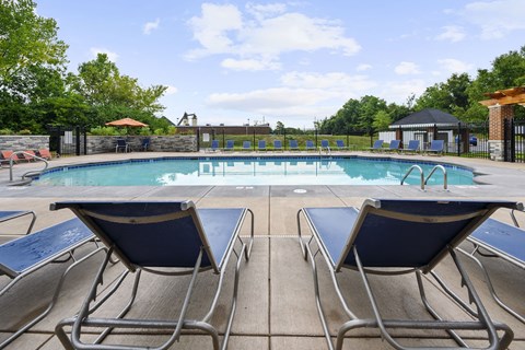 Poolside Relaxing Chairs at Ivy Hills Living Spaces, Cincinnati